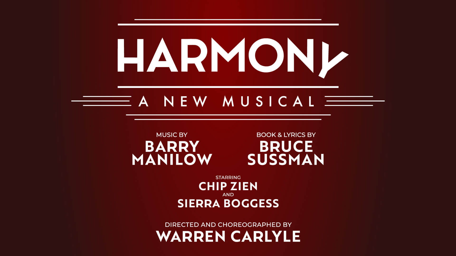 Harmony: A New Musical • TKTS Now On Sale! • Barry Manilow