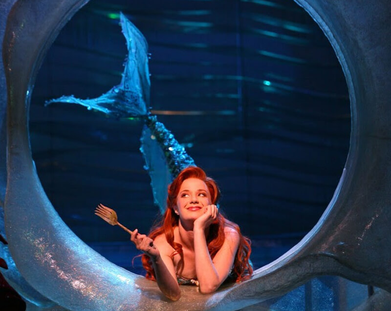 Sierra Boggess originated the role of Ariel in Disney's The-Little-Mermaid on Broadway @Joan-Marcus